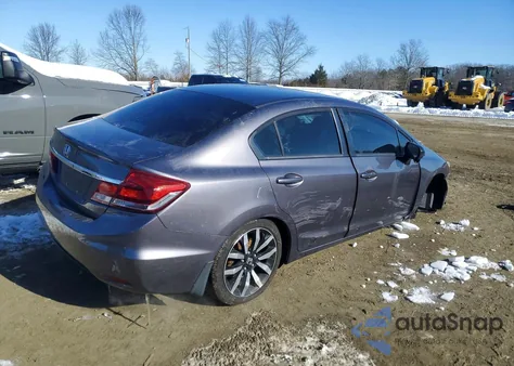 2015 Honda Civic Exl from USA, damaged, VIN 19XFB2F9XFE215570